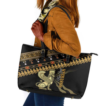 Assyrian New Year Leather Tote Bag Akitu 6774 Kha B Nissan