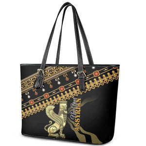 Assyrian New Year Leather Tote Bag Akitu 6774 Kha B Nissan