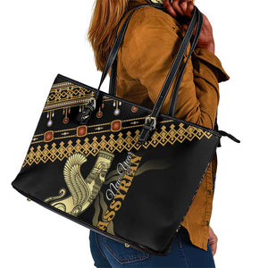 Assyrian New Year Leather Tote Bag Akitu 6774 Kha B Nissan