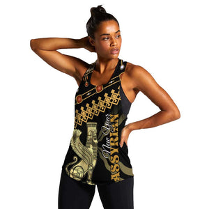 Assyrian New Year Women Racerback Tank Akitu 6774 Kha B Nissan