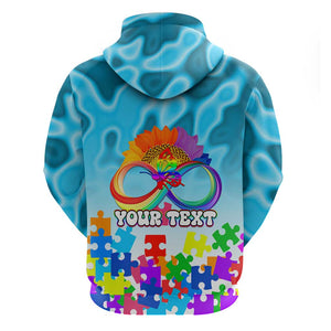 World Autism Awareness Day 2024 Hoodie In A World Where You Can Be Anything Be Kind