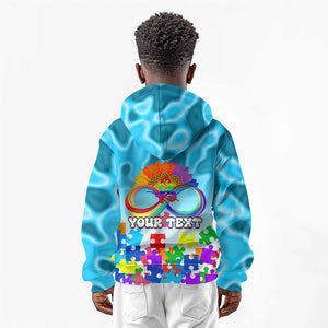 World Autism Awareness Day 2024 Kid Hoodie In A World Where You Can Be Anything Be Kind