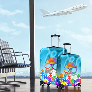 World Autism Awareness Day 2024 Luggage Cover In A World Where You Can Be Anything Be Kind