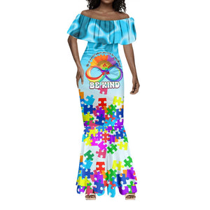 World Autism Awareness Day 2024 Mermaid Dress In A World Where You Can Be Anything Be Kind