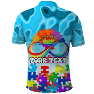 World Autism Awareness Day 2024 Polo Shirt In A World Where You Can Be Anything Be Kind