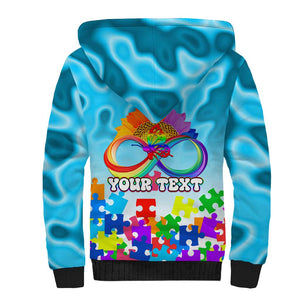 World Autism Awareness Day 2024 Sherpa Hoodie In A World Where You Can Be Anything Be Kind