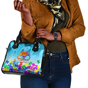 World Autism Awareness Day 2024 Shoulder Handbag In A World Where You Can Be Anything Be Kind