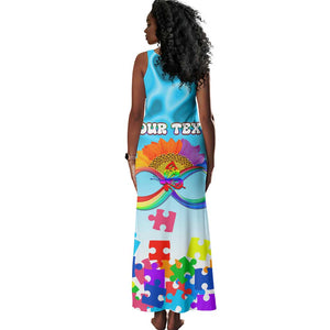 World Autism Awareness Day 2024 Tank Maxi Dress In A World Where You Can Be Anything Be Kind