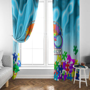 World Autism Awareness Day 2024 Window Curtain In A World Where You Can Be Anything Be Kind