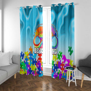 World Autism Awareness Day 2024 Window Curtain In A World Where You Can Be Anything Be Kind