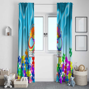 World Autism Awareness Day 2024 Window Curtain In A World Where You Can Be Anything Be Kind