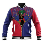 Afro Haiti Heritage Month Baseball Jacket Zipper Stylized