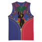 Afro Haiti Heritage Month Basketball Jersey Zipper Stylized LT01