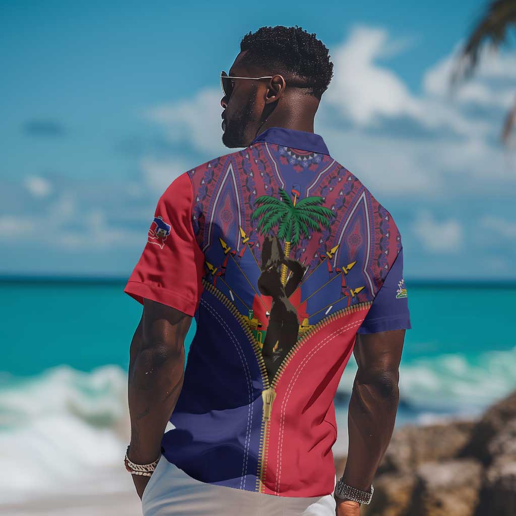 Afro Haiti Heritage Month Hawaiian Shirt Zipper Stylized