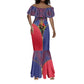Afro Haiti Heritage Month Mermaid Dress Zipper Stylized