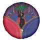 Afro Haiti Heritage Month Spare Tire Cover Zipper Stylized