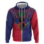 Afro Haiti Heritage Month Zip Hoodie Zipper Stylized