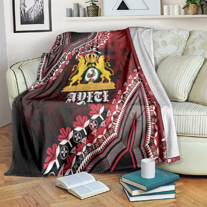 Anpi an Ayiti 1804–1806 Haiti Blanket Liberte ou la Mort!
