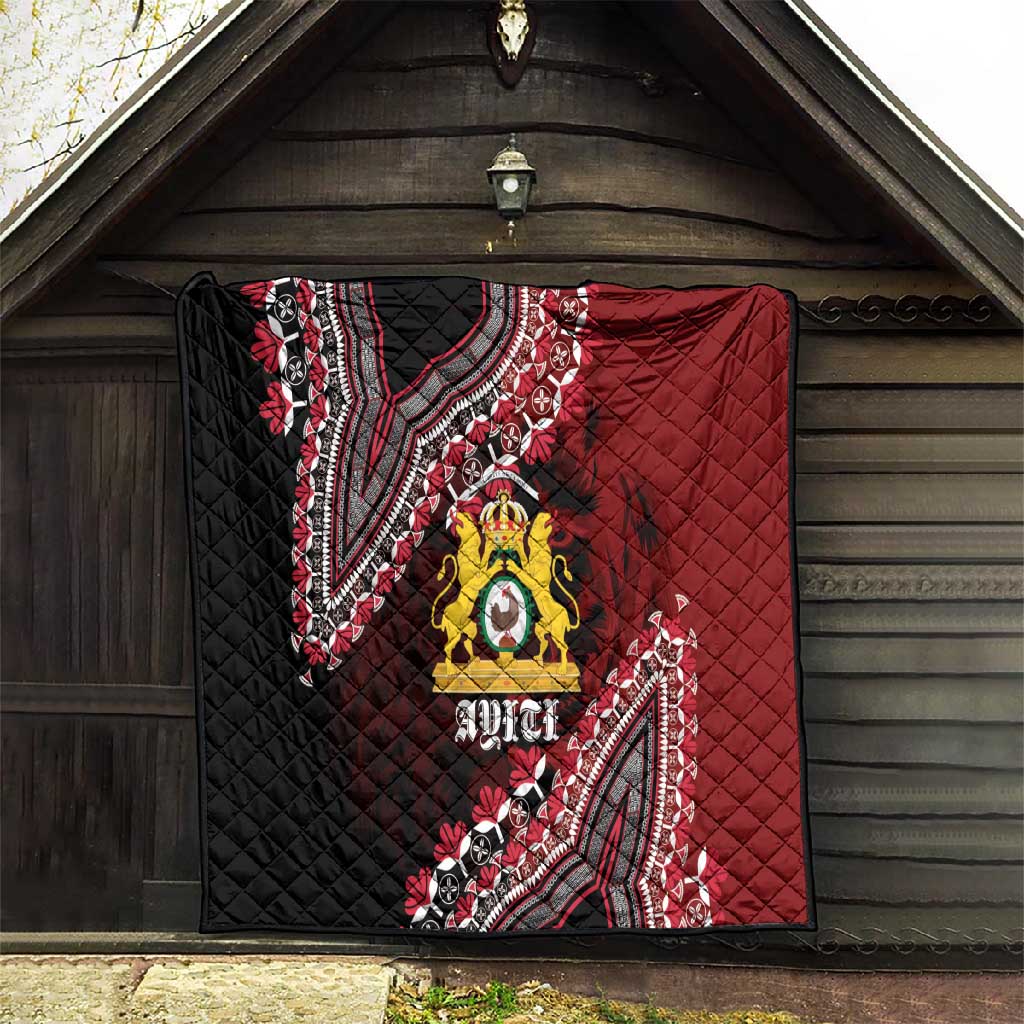 Anpi an Ayiti 1804–1806 Haiti Quilt Liberte ou la Mort!