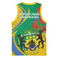 Gabon Independence Day Basketball Jersey Gabonaise Flamboyant African Pattern LT01