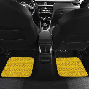 Gabon Independence Day Car Mats Gabonaise Flamboyant African Pattern