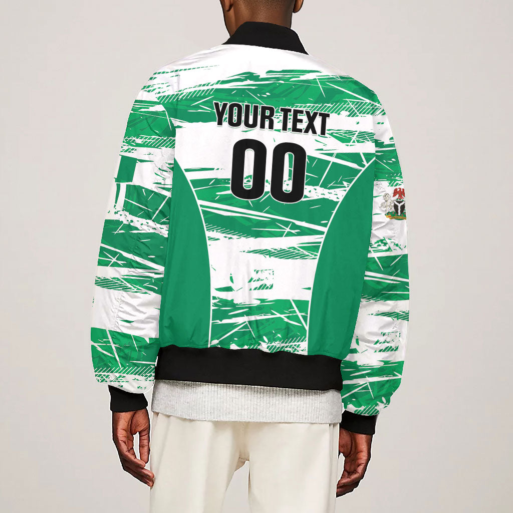 Custom Nigeria 2026 Football Bomber Jacket Go Super Falcons