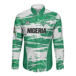 Custom Nigeria 2026 Football Long Sleeve Button Shirt Go Super Falcons