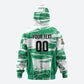 Custom Nigeria 2026 Football Zip Hoodie Go Super Falcons
