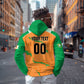 Custom Cote d Ivoire 2026 Football Zip Hoodie Ivory Coast Elephants Proud