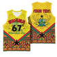 Ghana Independence Day Basketball Jersey with Freedom and Justice and African Pattern LT01