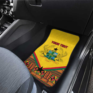 Ghana Independence Day Car Mats with Freedom and Justice and African Pattern