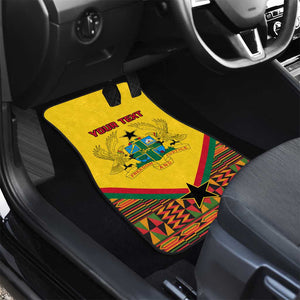 Ghana Independence Day Car Mats with Freedom and Justice and African Pattern