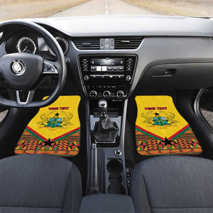 Ghana Independence Day Car Mats with Freedom and Justice and African Pattern