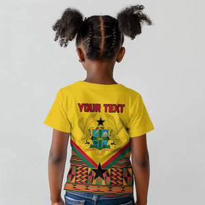 Ghana Independence Day Kid T shirt with Freedom and Justice and African Pattern