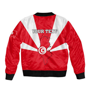 Tunisia Independence Day Bomber Jacket with Coat of Arms and Flag Style