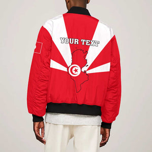 Tunisia Independence Day Bomber Jacket with Coat of Arms and Flag Style