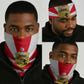 Tunisia Independence Day Neck Gaiter Coat of Arms and Flag Style LT01
