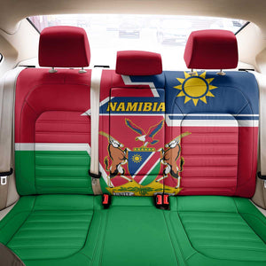 Namibia Independence Day Back Car Seat Cover with Coat of Arms in Unique Style