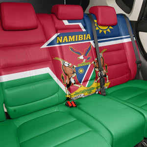 Namibia Independence Day Back Car Seat Cover with Coat of Arms in Unique Style