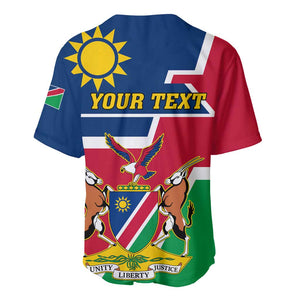 Namibia Independence Day Baseball Jersey with Coat of Arms in Unique Style