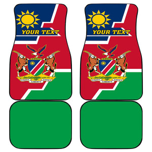 Namibia Independence Day Car Mats with Coat of Arms in Unique Style