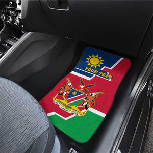 Namibia Independence Day Car Mats with Coat of Arms in Unique Style