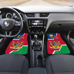 Namibia Independence Day Car Mats with Coat of Arms in Unique Style