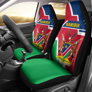 Namibia Independence Day Car Seat Cover with Coat of Arms in Unique Style