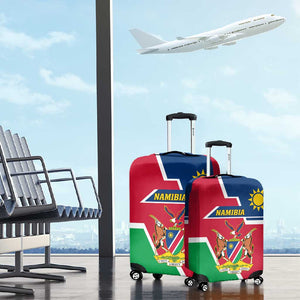 Namibia Independence Day Luggage Cover with Coat of Arms in Unique Style