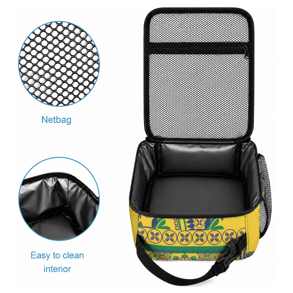 Grenadines Dashiki Lunch Bag Proud To Be Grenadines