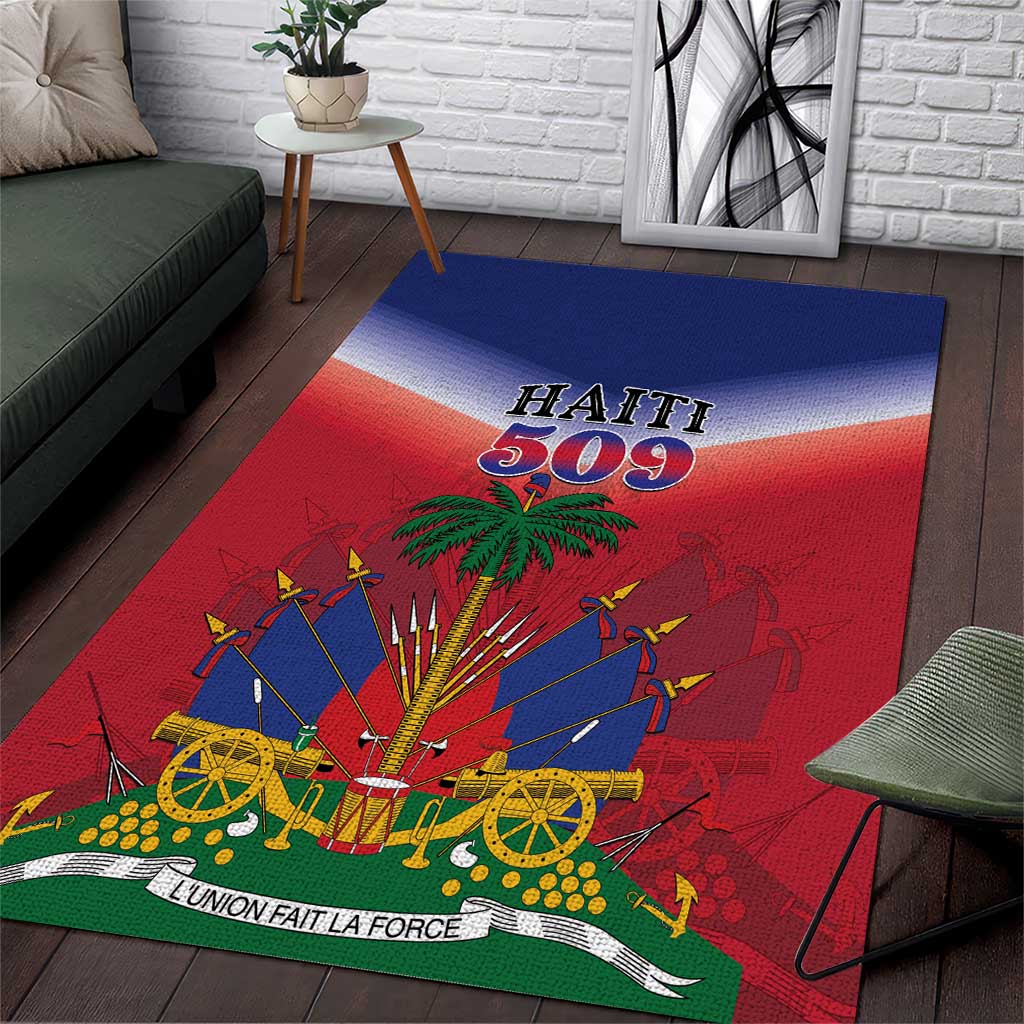 Afro Haiti 509 Area Rug Repiblik d Ayiti