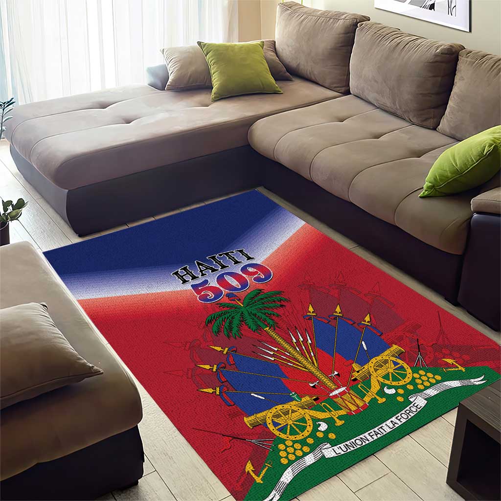 Afro Haiti 509 Area Rug Repiblik d Ayiti