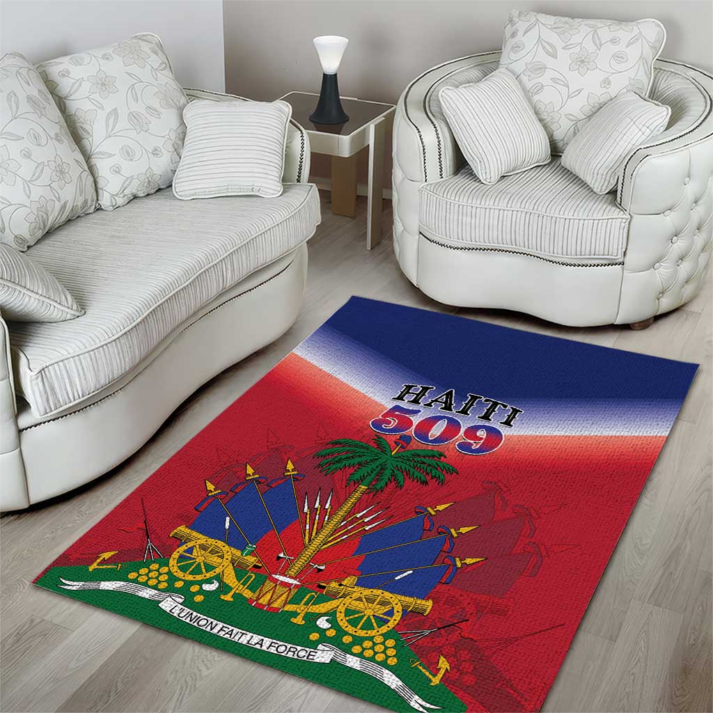 Afro Haiti 509 Area Rug Repiblik d Ayiti