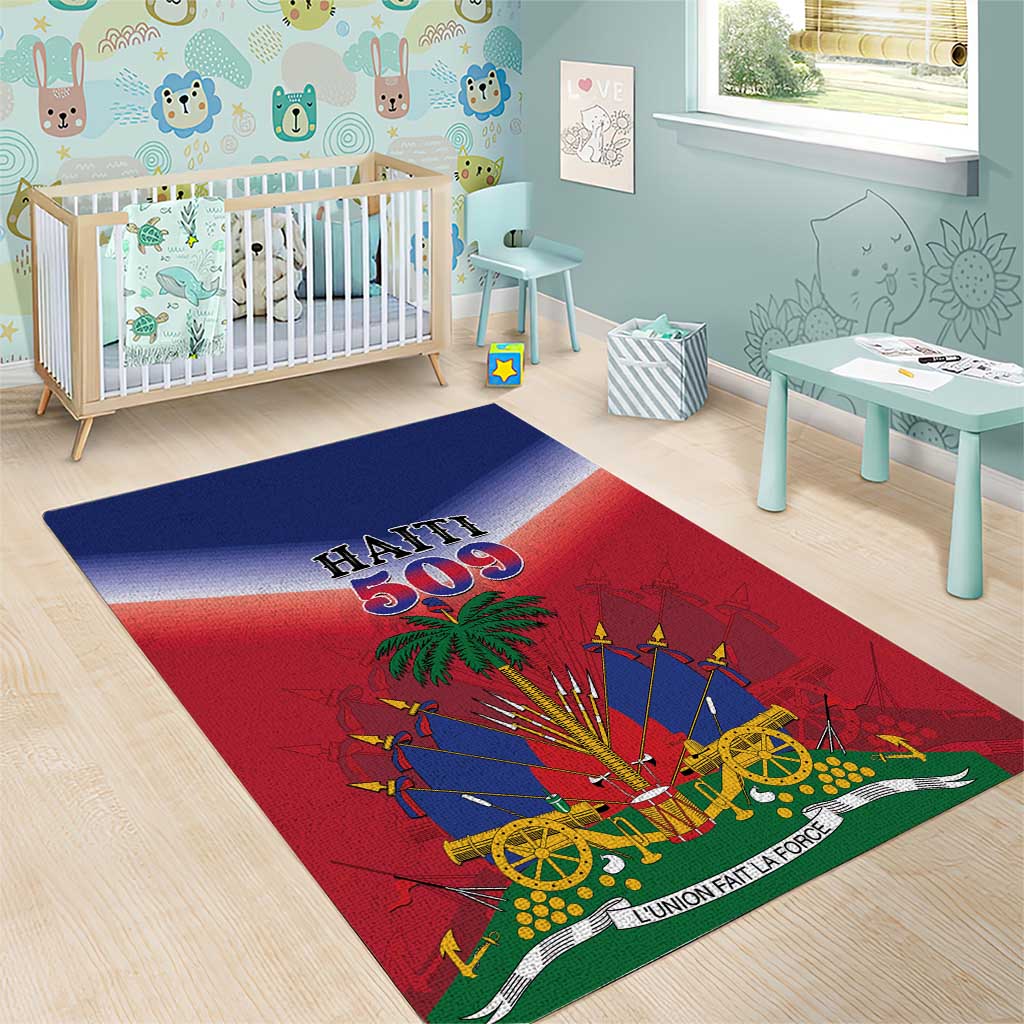 Afro Haiti 509 Area Rug Repiblik d Ayiti
